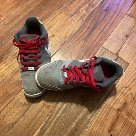 NIKE | Air Force 1s red/grey - Picture 1 of 4